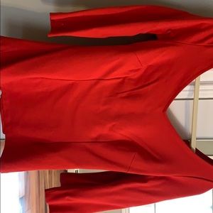 V front and back dress knit top